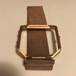 Rose gold Fitbit blaze
